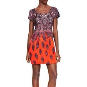 CLUB MONACO Women’s Paisley Short Dress - Size 2 [Small]